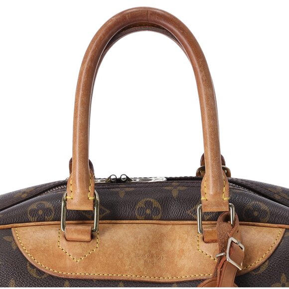 Louis Vuitton Deauville M47270 Top Zip Satchel Monogram Handbag Monogram Canvas - Picture 3 of 10
